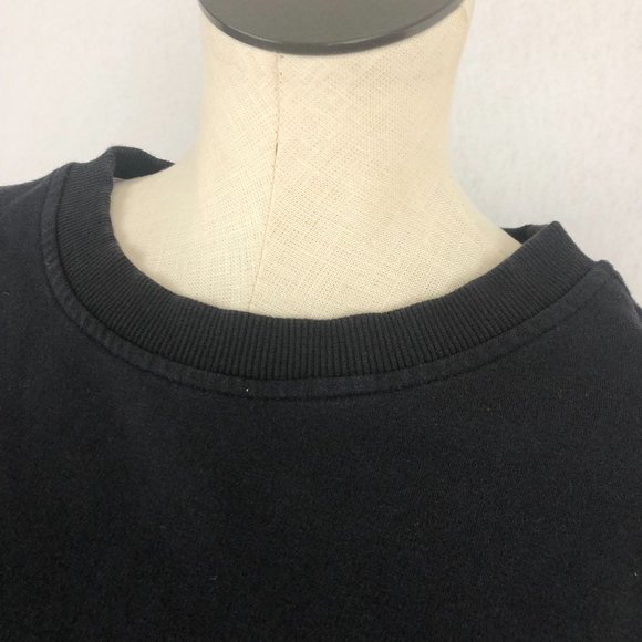 Puma Black Open Back Sweatshirt Women's Size Small Zipper Back Crewneck SAMPLE - Picture 6 of 10